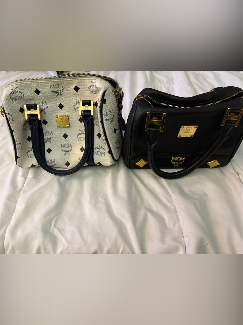 Bundle mini Boston MCM Visetos Duo —